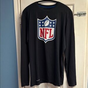 NFL Black Long Sleeve Men's Shirt